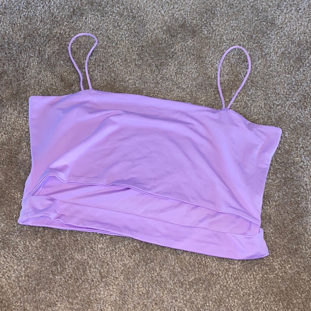 Lilac crop top